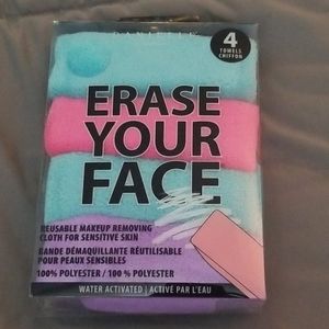Erase Your Face makeup remover cloths